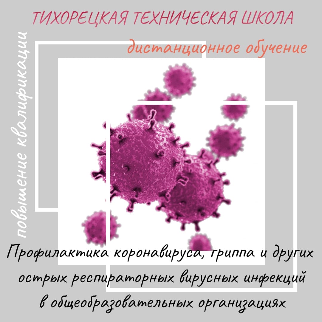 «Профилактика коронавируса, гриппа и других острых респираторных вирусных инфекций в общеобразовательных организациях»